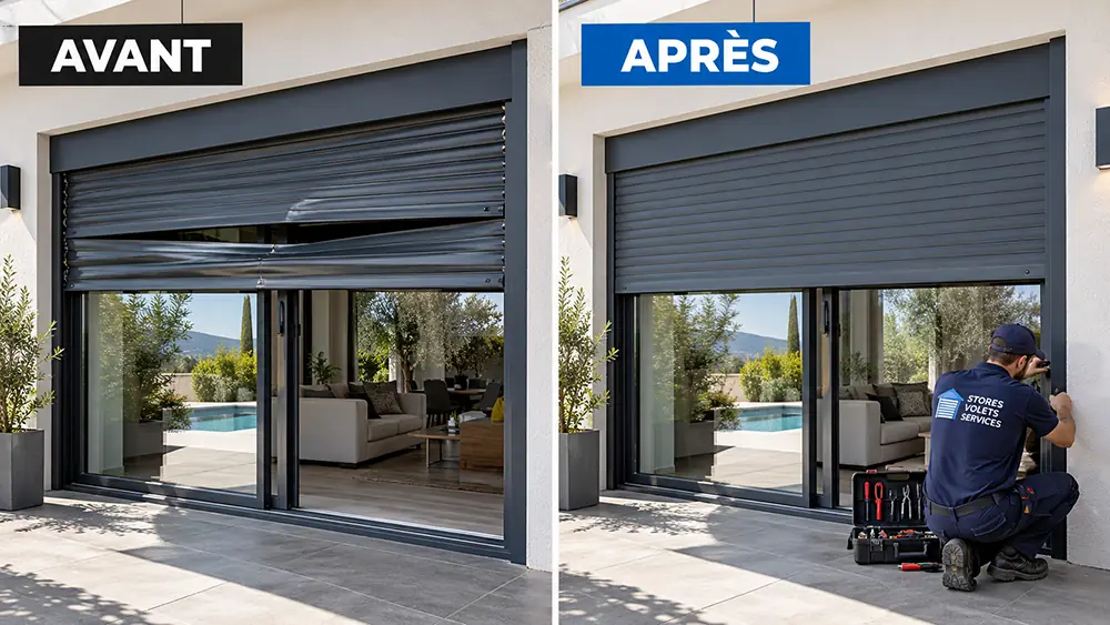 Déblocage store Paris et Île-de-France