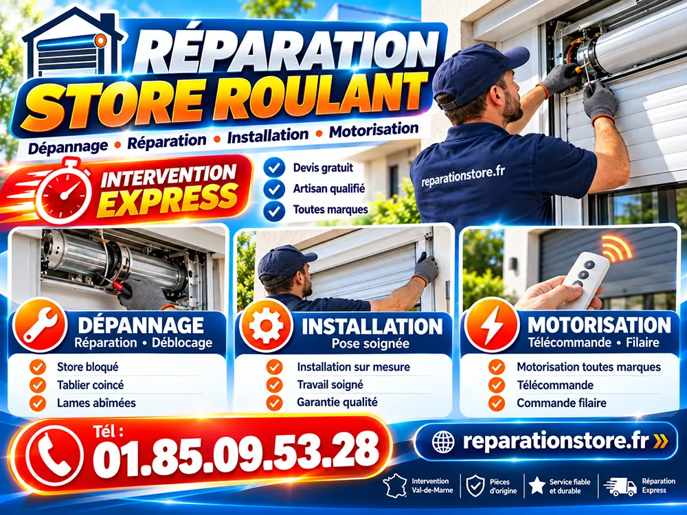 Réparation Store Paris et Île-de-France